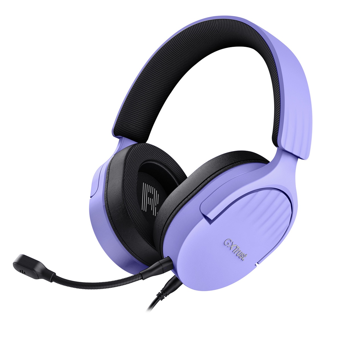 Auriculares Gaming con micrófono Trust GXT 489 Fayzo morado Púrpura / Negro-1