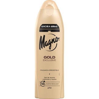 gel de baño cremoso y suave Gold Exclusive botella 600 ml - Magno