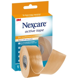 cinta adhesiva color piel Active Tape  2,5 cm x 4,5 m caja 1 unidad - Nexcare