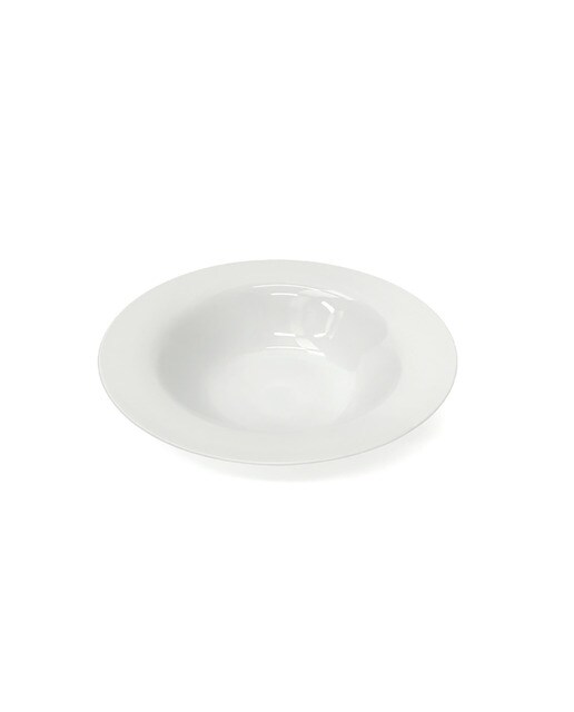Imagen 0 de Plato de pasta de porcelana 22 cm