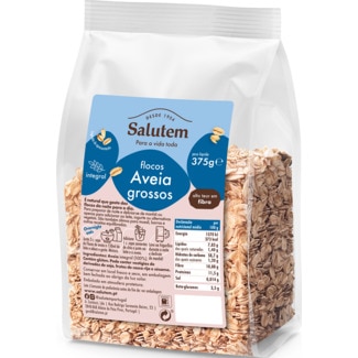 Flocos de Aveia Integral embalagem 375 g - Salutem