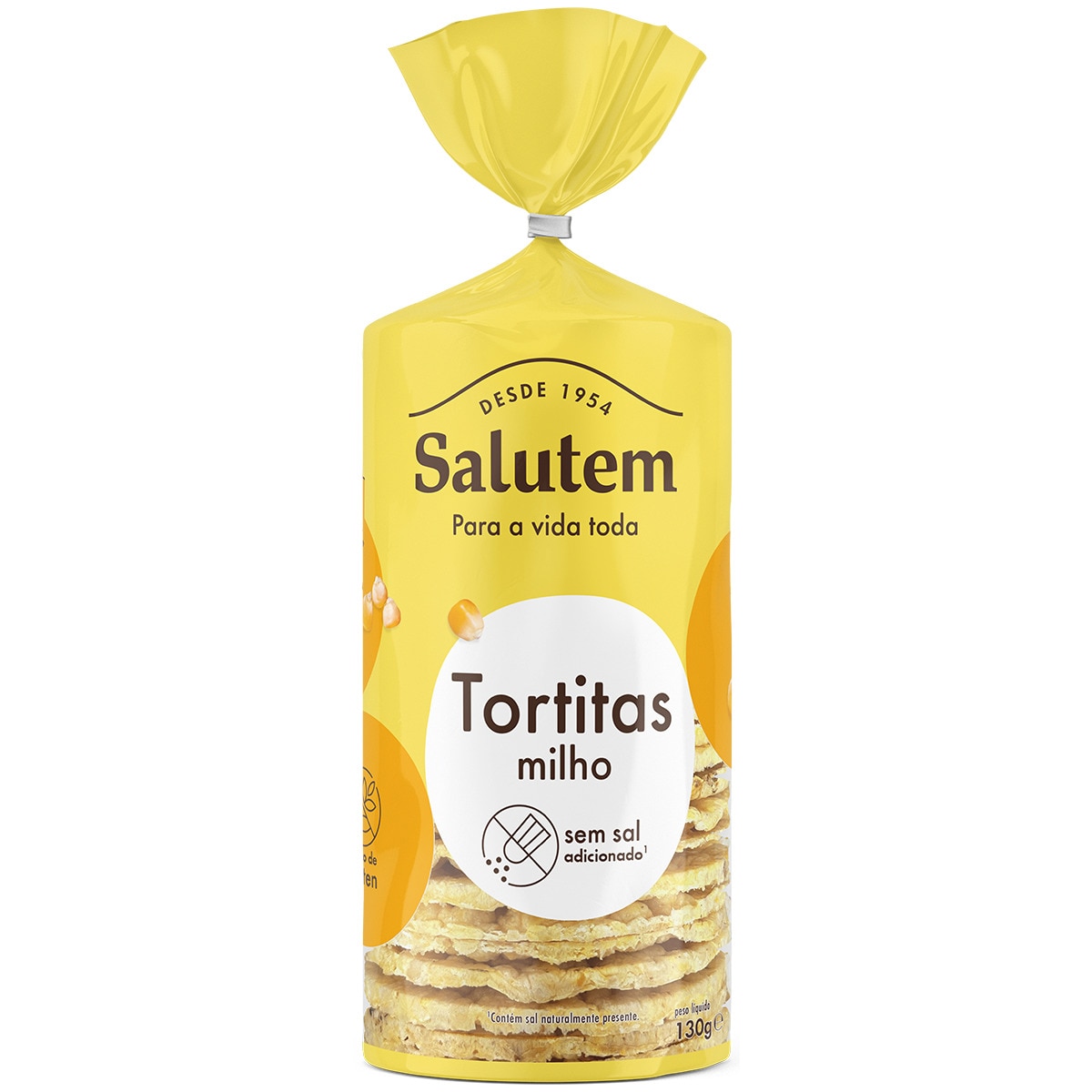 Tortitas de Milho sem Sal embalagem 130 g