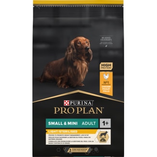 Pro Plan Ração para Cão Adulto Small e Mini Sterilised sabor Galinha embalagem 7 kg - Purina