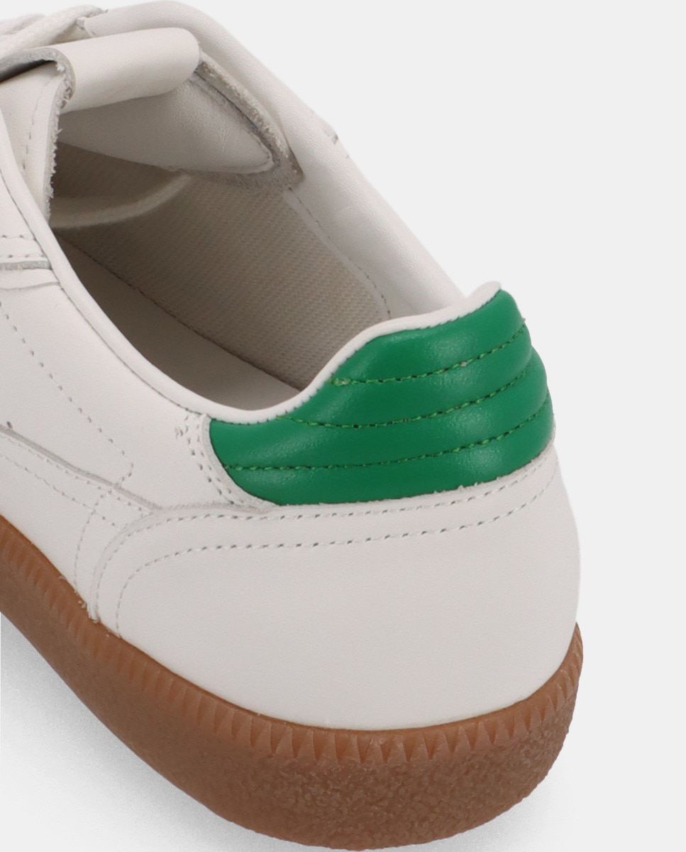 Sapatilhas Tb.490 Green Leather Branco-5