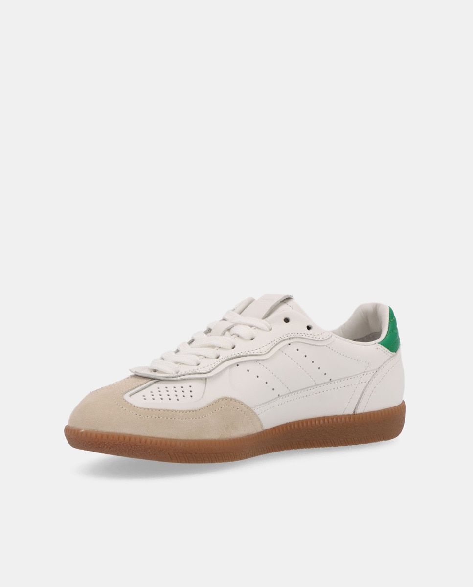 Sapatilhas Tb.490 Green Leather Branco-3