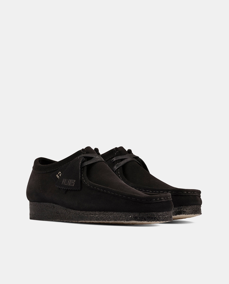 Mocassins WallabeeEVOSh de Camurça com Sola Crepe Preto-2