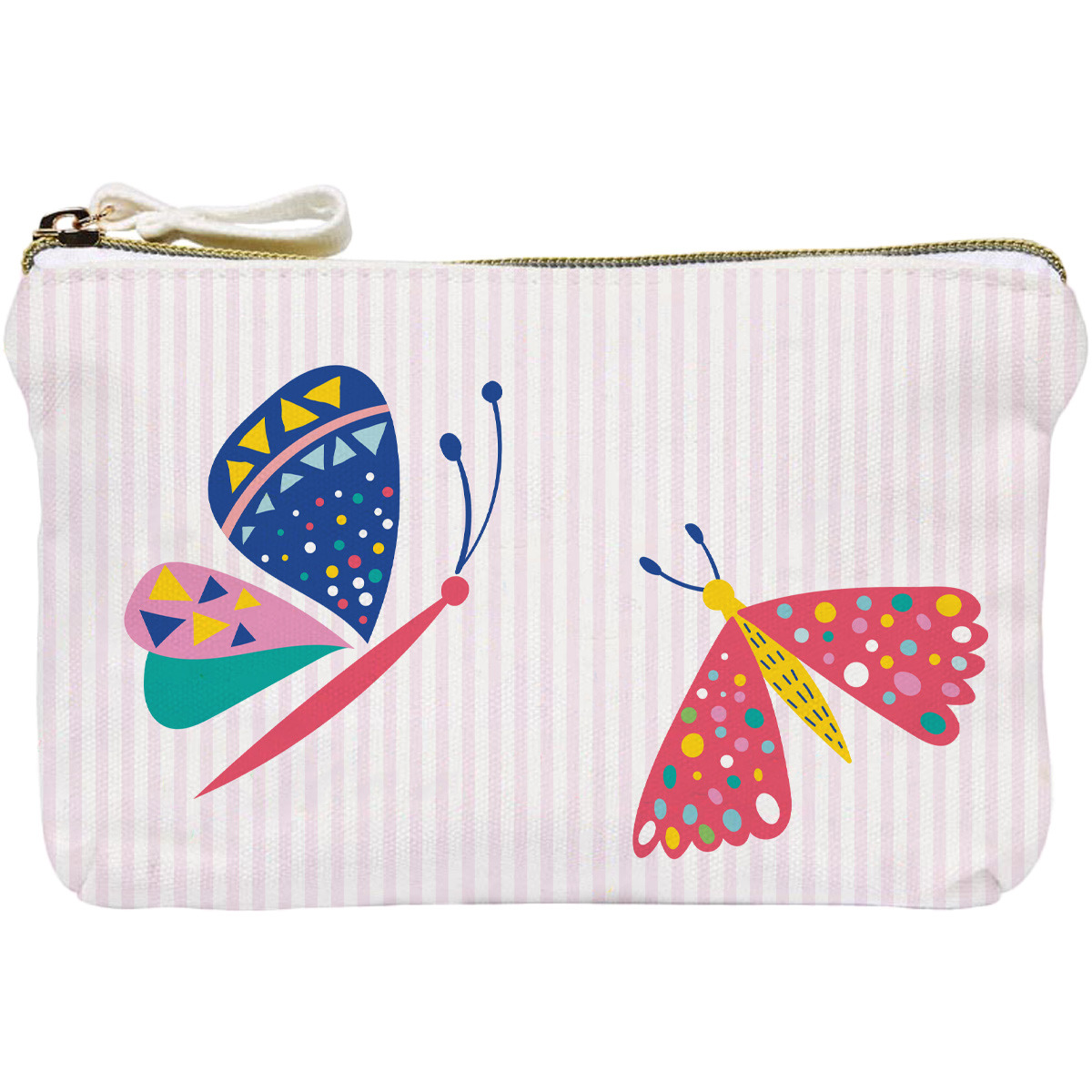 Imagen 0 de Portatodo algodón imagen mariposas Draeger multicolor