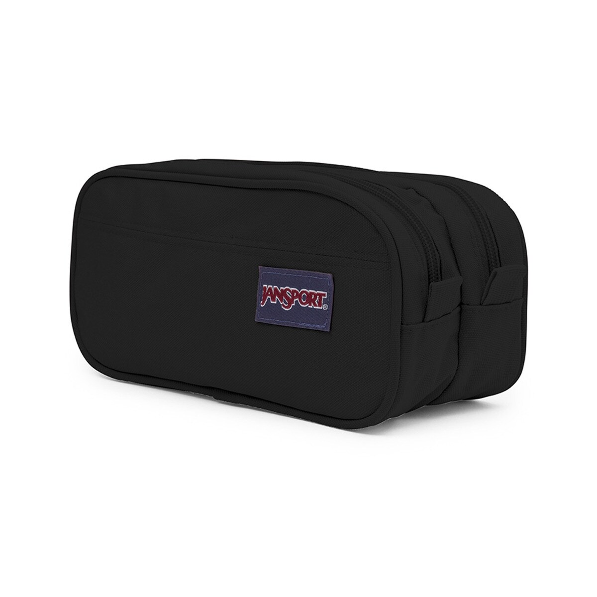 Estuche con dos compartimentos Large Accessory Pouch Jansport Negro Negro-4