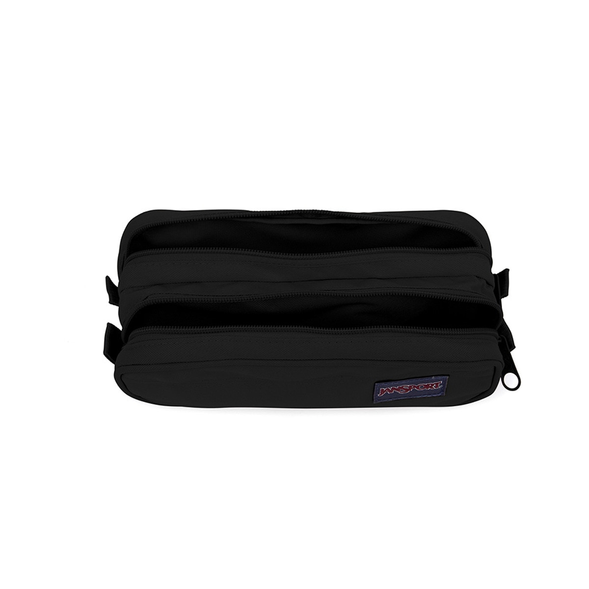 Estuche con dos compartimentos Large Accessory Pouch Jansport Negro Negro-5