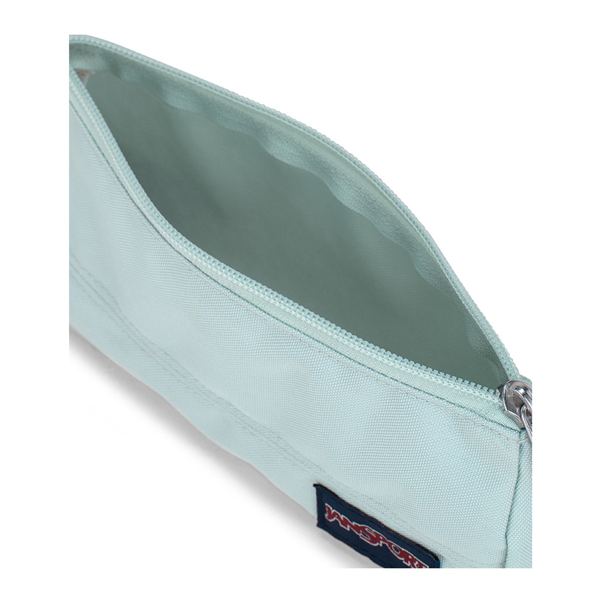 Estojo con amplo compartimento principal basic accessory pouch Jansport verde menta Verde-menta-3