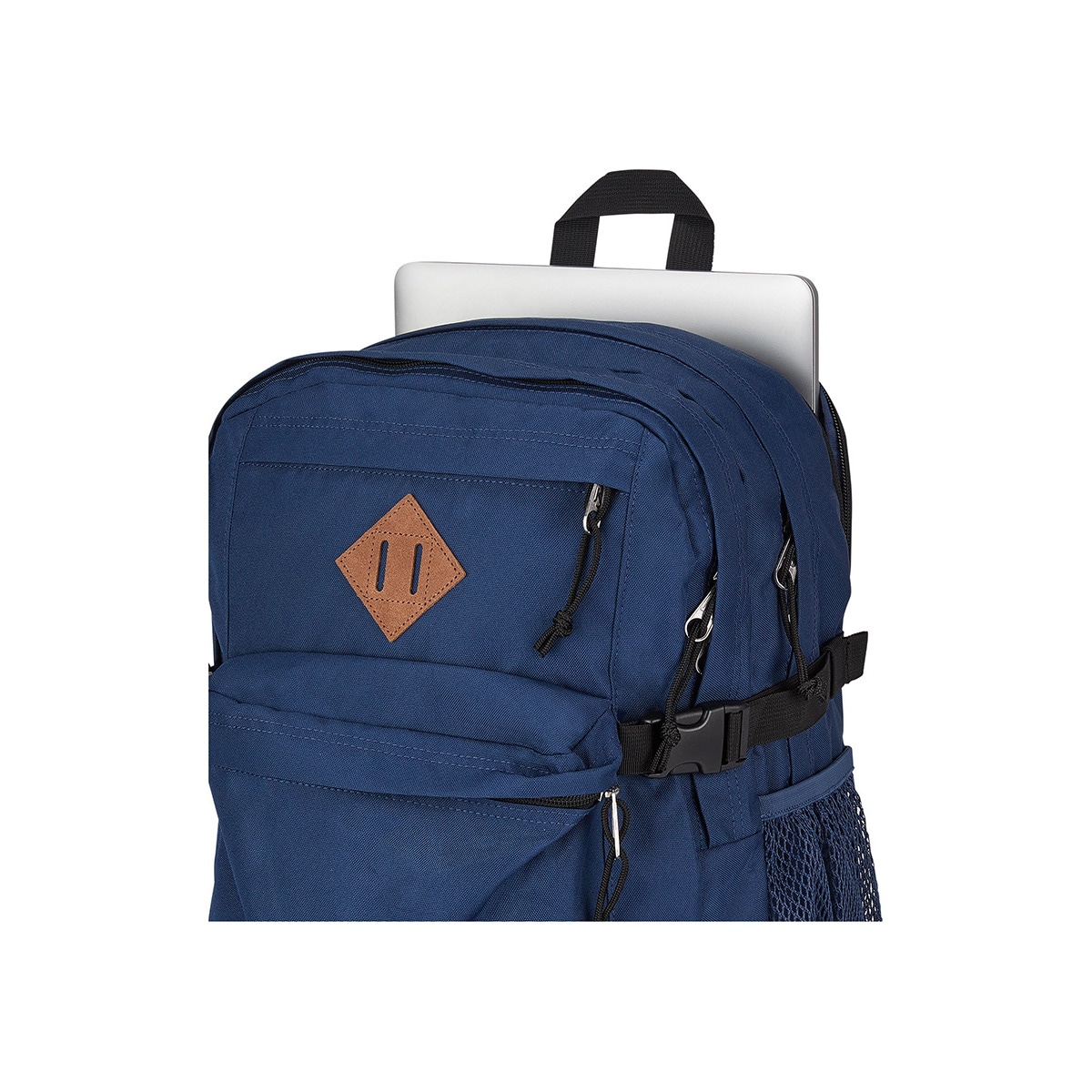 Mochila Jansport azul-marinho funcional para jovens do campus principal Azul Navy-6