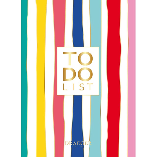 Imagen 0 de Bloc tareas to do list franjas Draeger multicolor