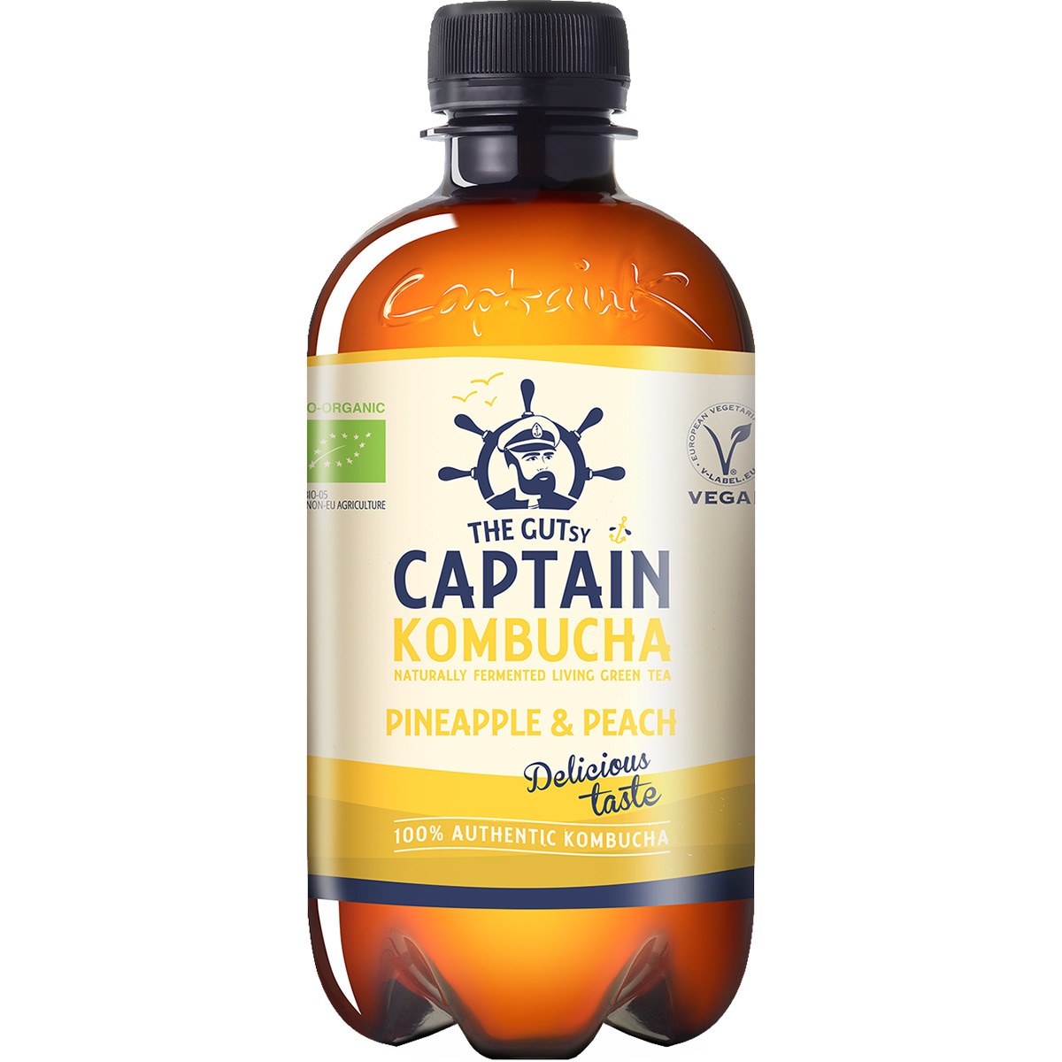 Kombucha con piña y melocotón Captain Kombucha 1