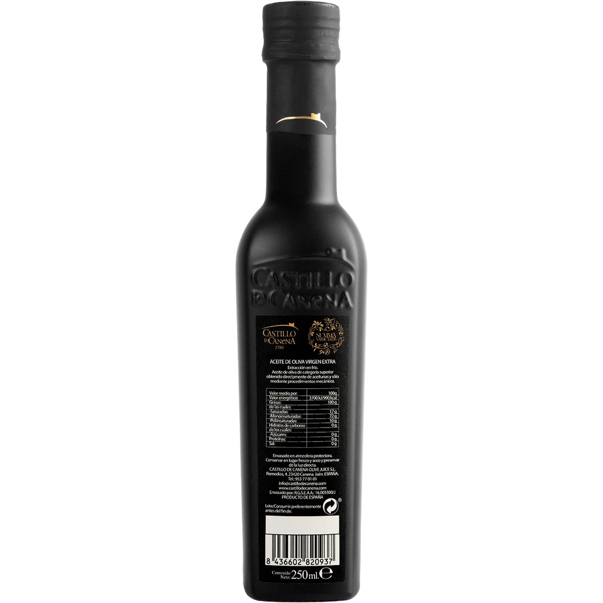 Aceite de oliva virgen extra Summa Varietalis Castillo de Canena 2