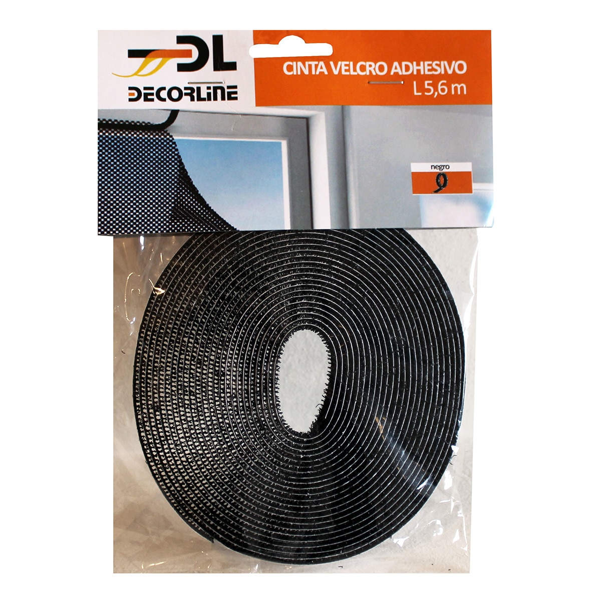 Kit recambio cinta mosquiteras 5,60 m Negro-1