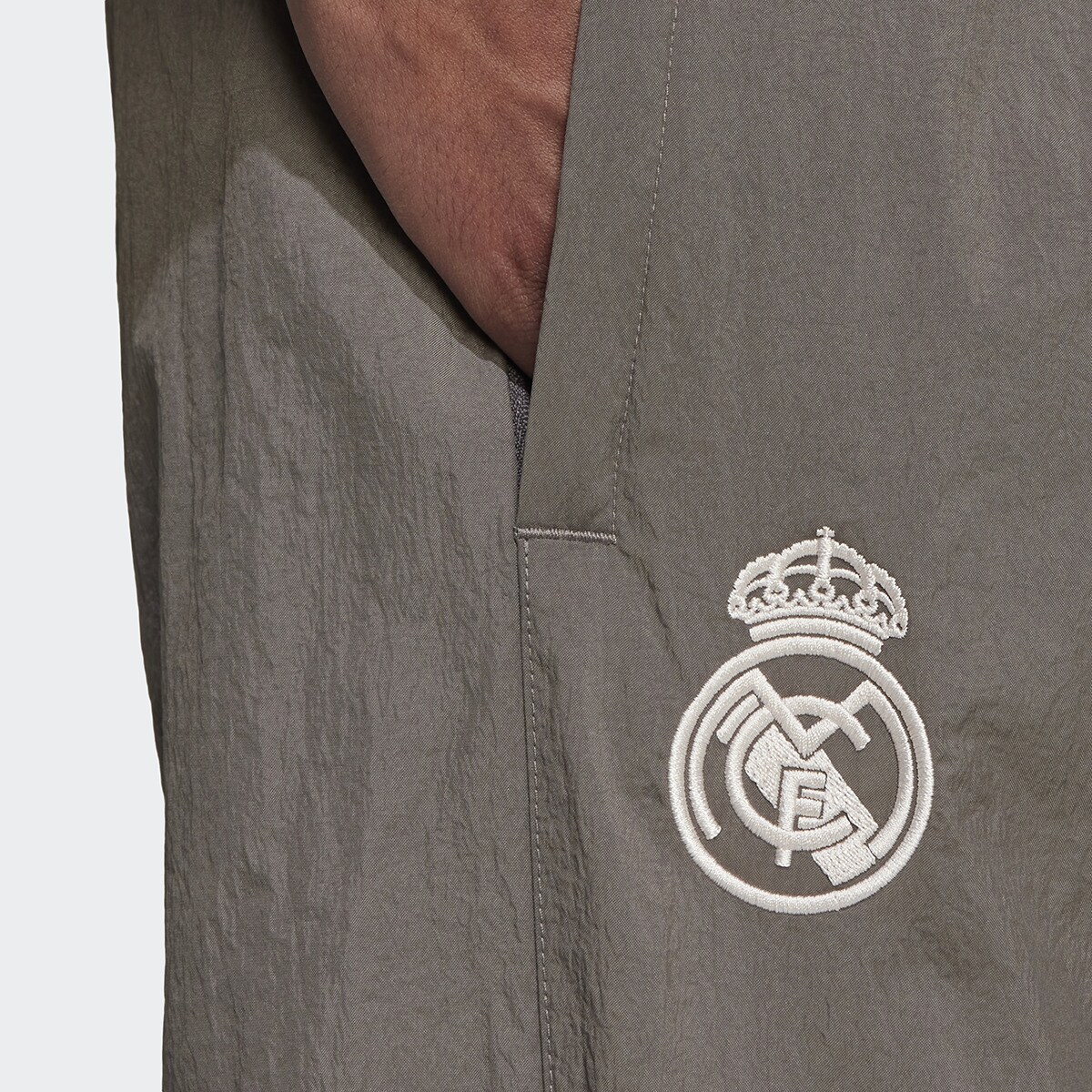 Calças de Homem Real Madrid Originals Castanho-4