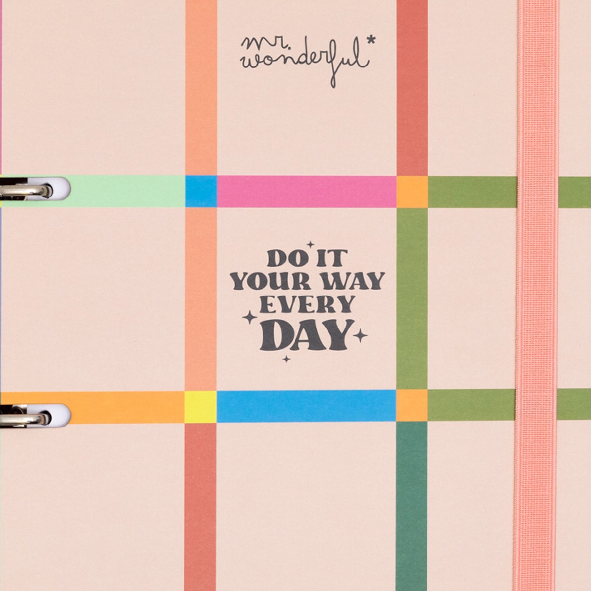 Pasta de  Argolas com Fólio Mr Wonderful Urban: Do it your way every day 5