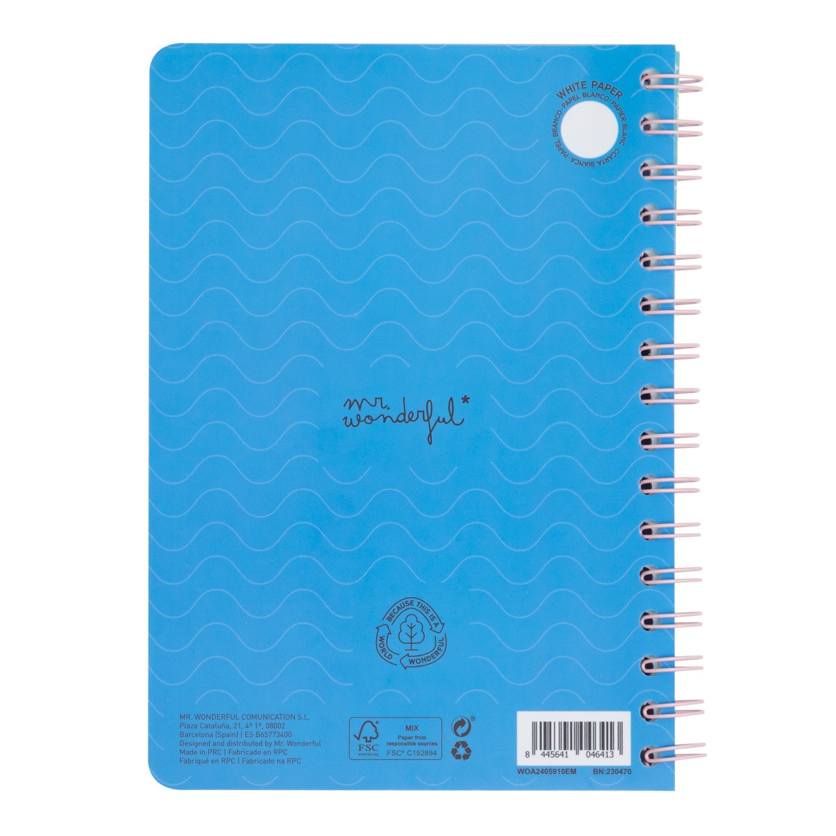 Libreta A5 Narval 3D Mr Wonderful: Believe in yourself and magic will happen 4