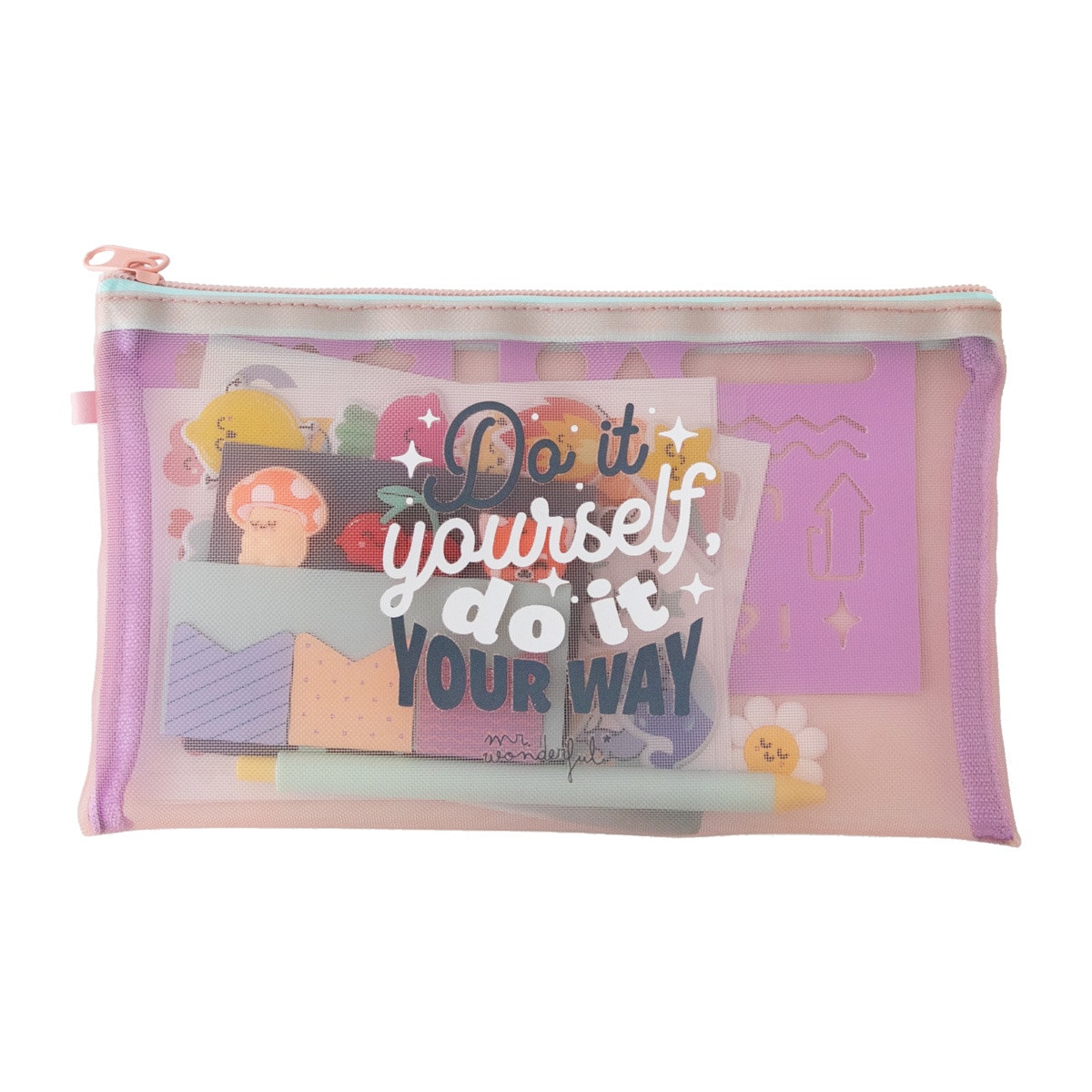 Kit para decorar tu agenda Mr. Wonderful: Do it yourself, do it your way 1