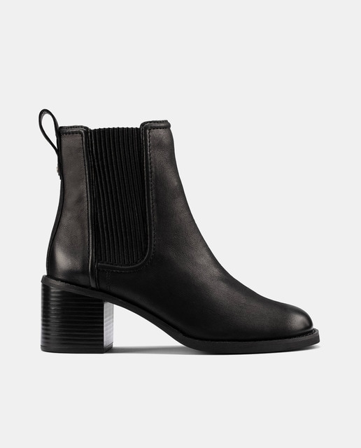 Imagen 0 de Botines Chamberly Top de mujer chelsea en cuero con suela de goma