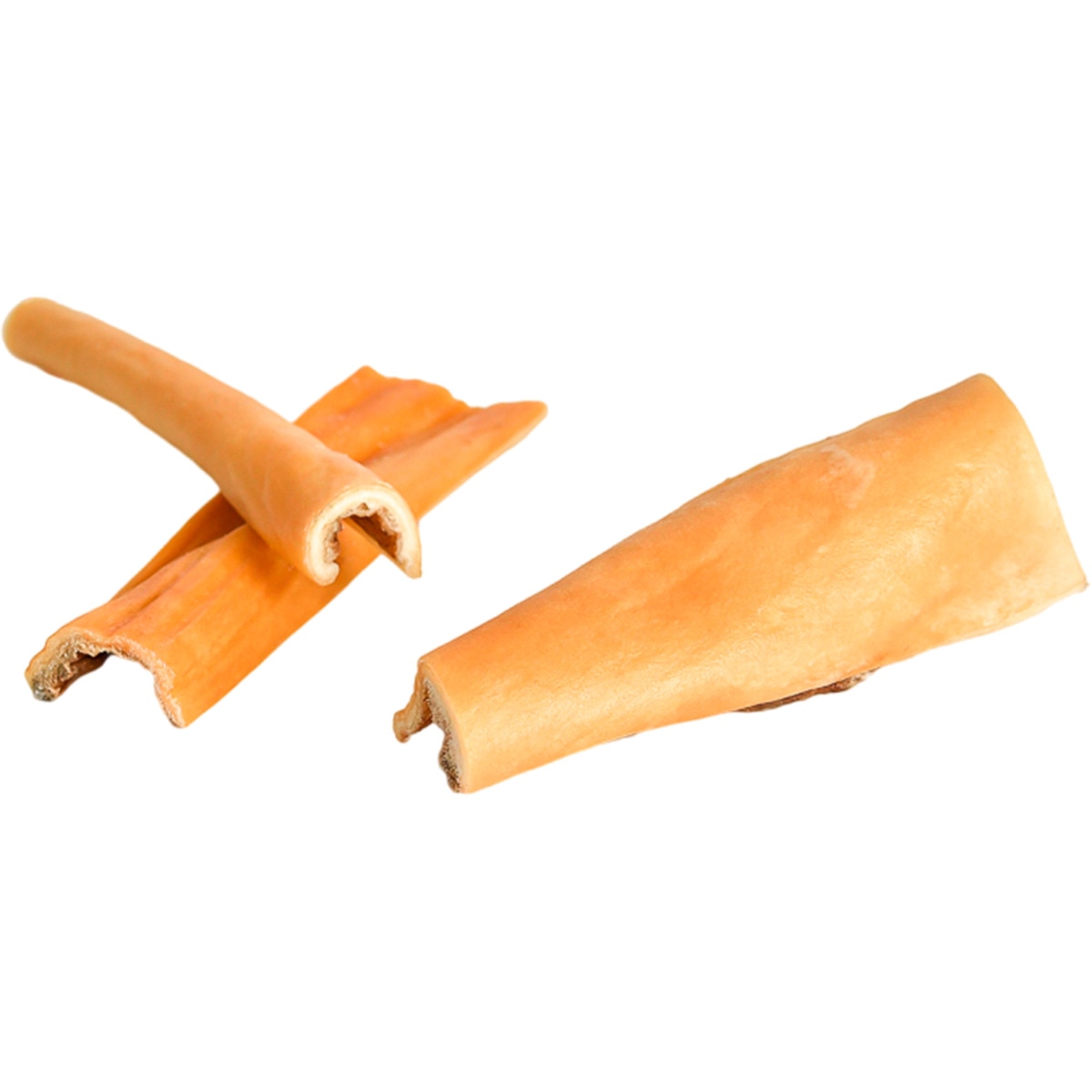 Snack para Cão Couro Enrolado 12cm embalagem 6 unidades