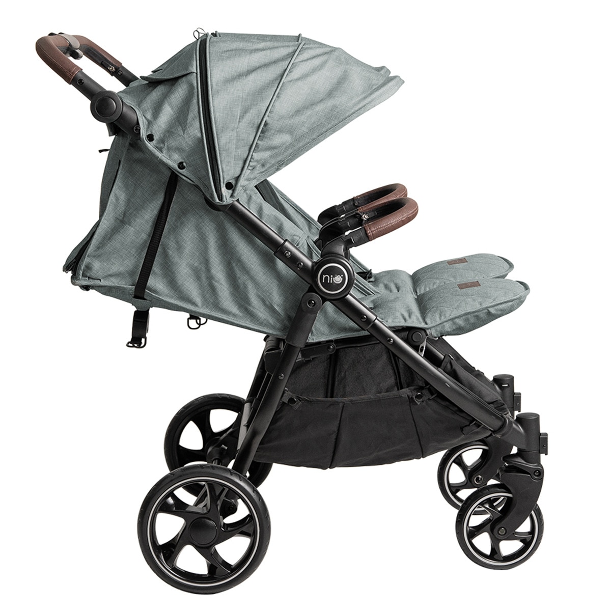 Carrinho de Passeio para Gémeos Vent Twin + Verde-claro-8