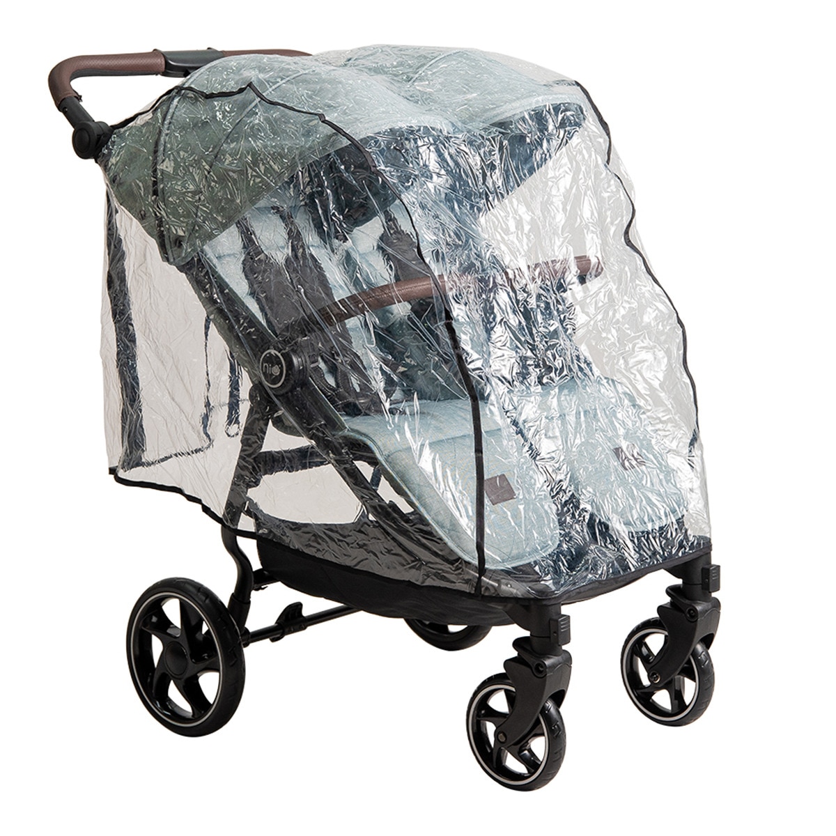 Carrinho de Passeio para Gémeos Vent Twin + Verde-claro-14