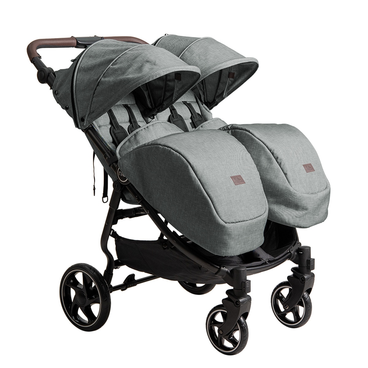 Carrinho de Passeio para Gémeos Vent Twin + Verde-claro-13