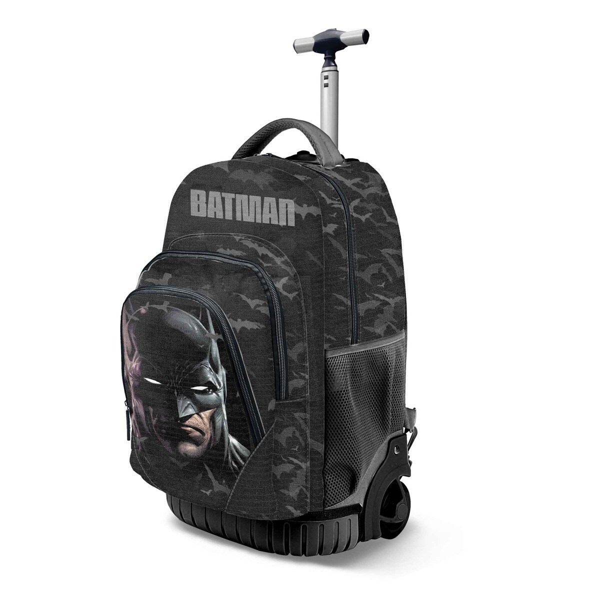 Mochila trolley GTS fan Batman face Warner Karactermania negro Negro-1