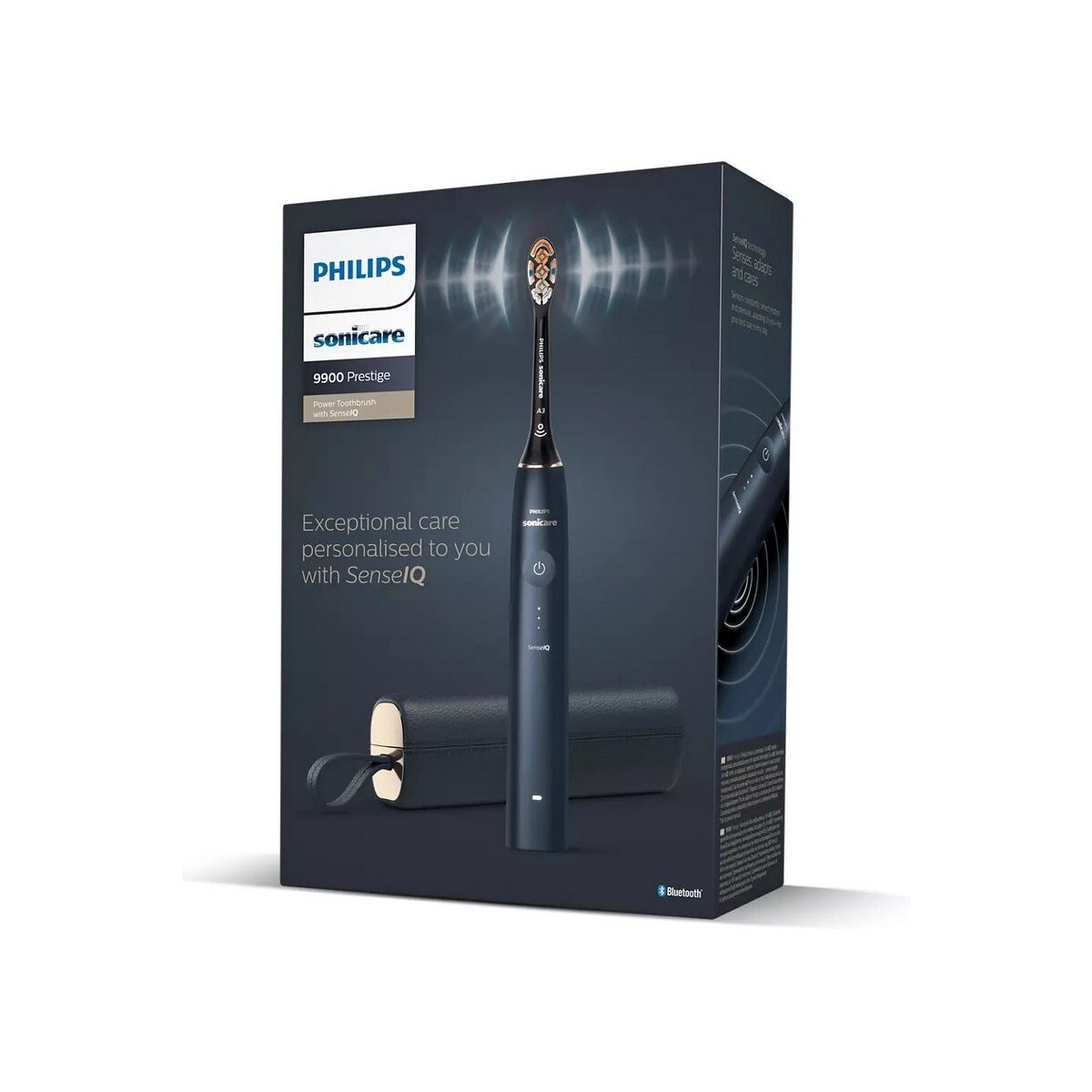 Escova de Dentes Elétrica Philips Sonicare 9900 Prestige HX9992/12 com Tecnologia SenseIQ - Azul Meia Noite Azul Meia-Noite-8