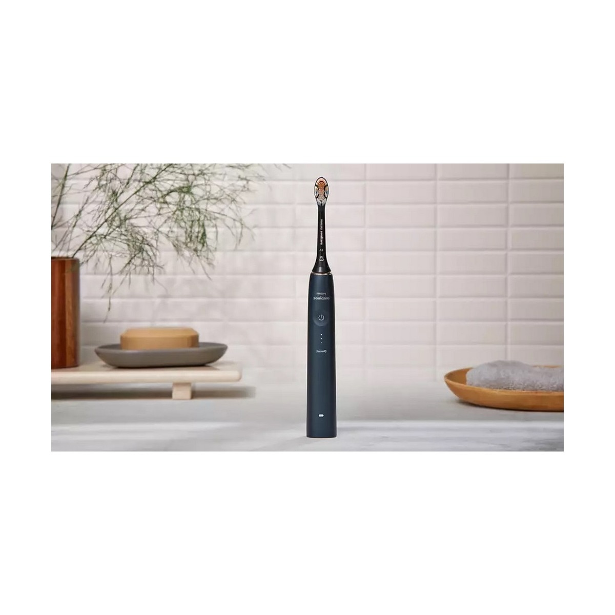 Escova de Dentes Elétrica Philips Sonicare 9900 Prestige HX9992/12 com Tecnologia SenseIQ - Azul Meia Noite Azul Meia-Noite-2