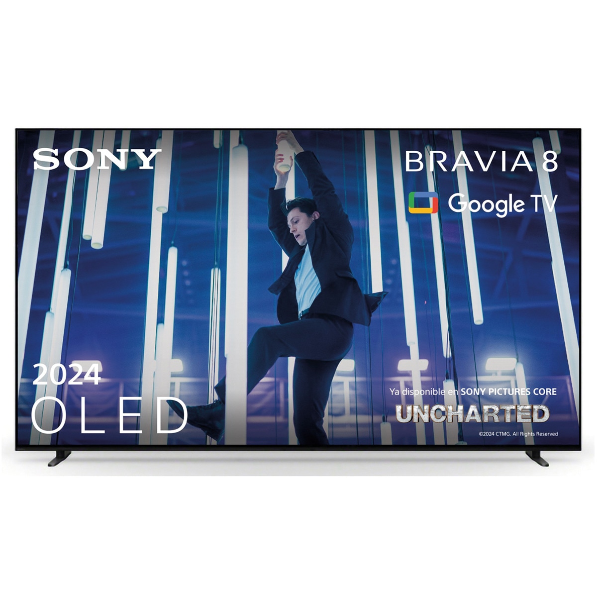 TV 55" Sony BRAVIA 8 55XR84 OLED, 4K HDR, Google TV, Smart TV, Funciones para PS5, IMAX Enhanced, Dolby Vision Atmos, Chromecast, Apple AirPlay 1