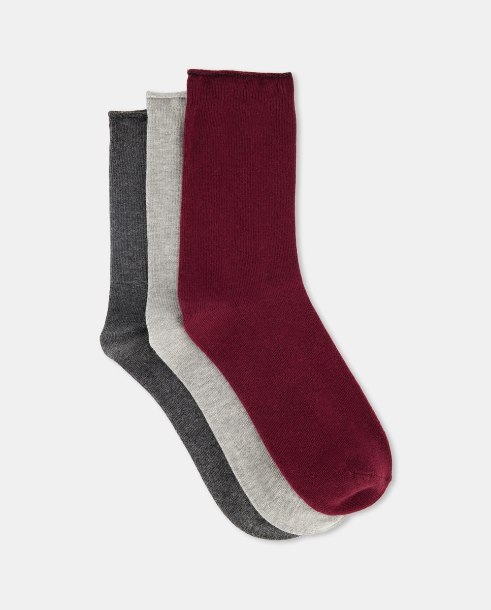 Pack 3 calcetines antipresion Gris-1