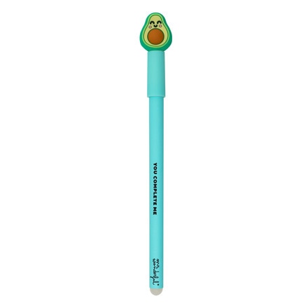 Mr. Wonderful Boli Mit Licht - Avocado Design, Kugelschreiber Mit LED, Aus PVC/PET, Originelles Geschenk