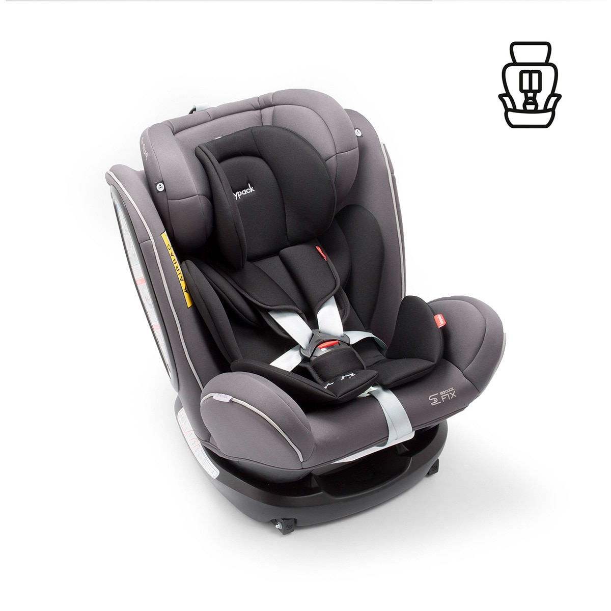 Reposacabezas infantil plus babypack Negro-6