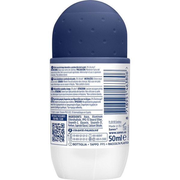 desodorante roll-on Fresh Protect 48 h envase 50 ml 0% alcohol