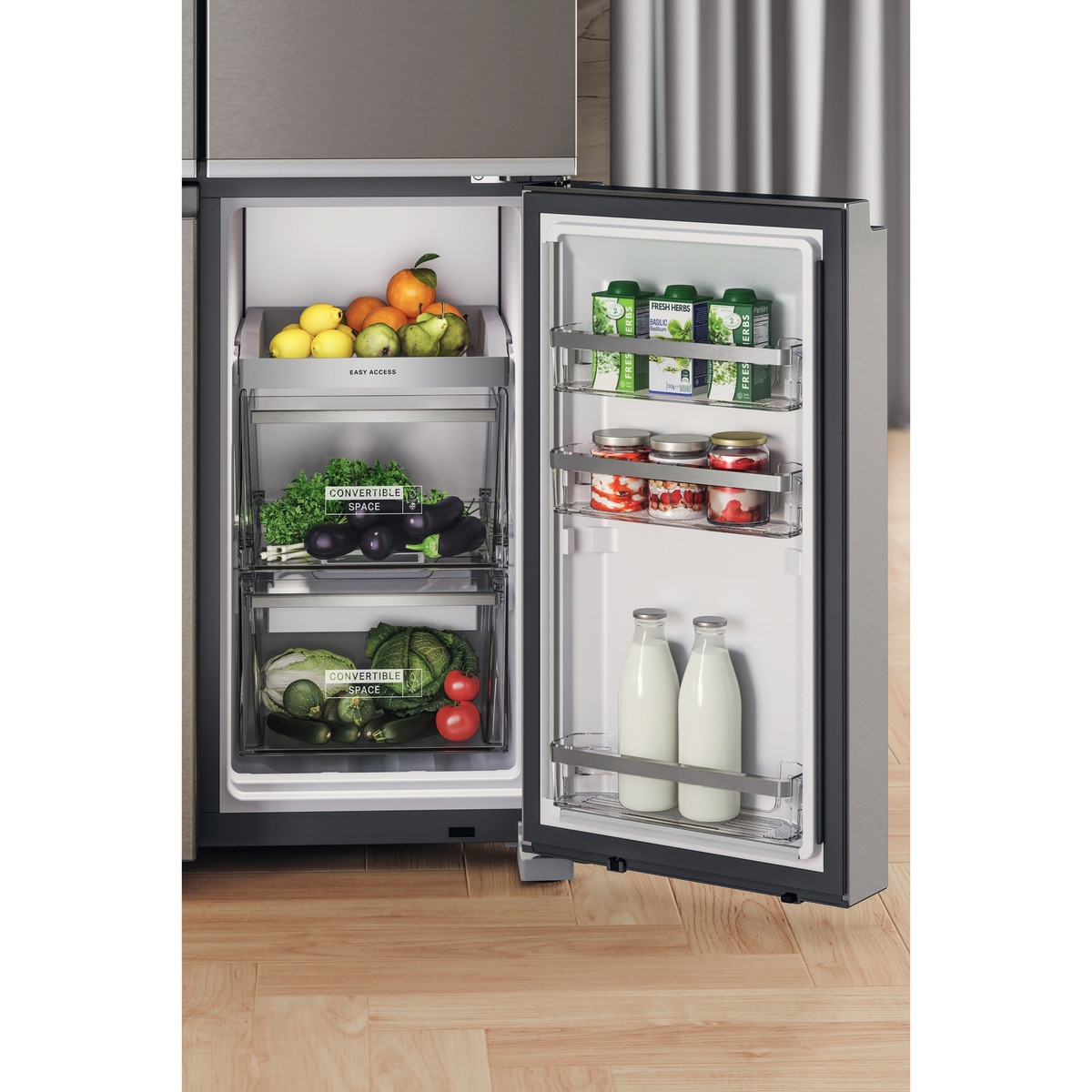 Frigorífico americano Whirlpool con dispensandor - WQ9I MO2L EF Inox-6
