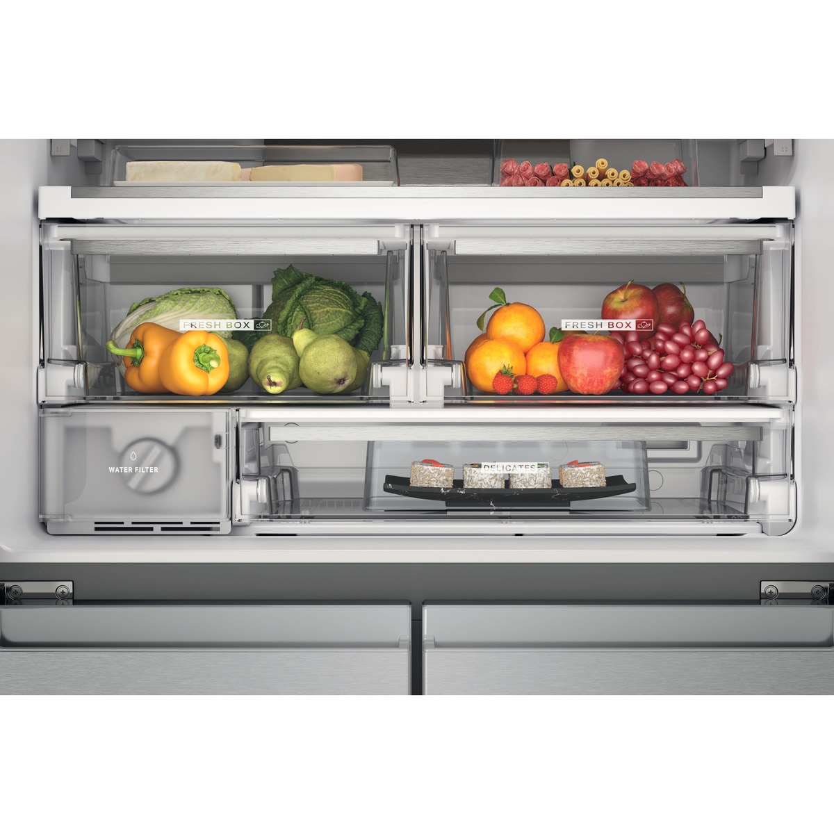 Frigorífico americano Whirlpool con dispensandor - WQ9I MO2L EF Inox-5
