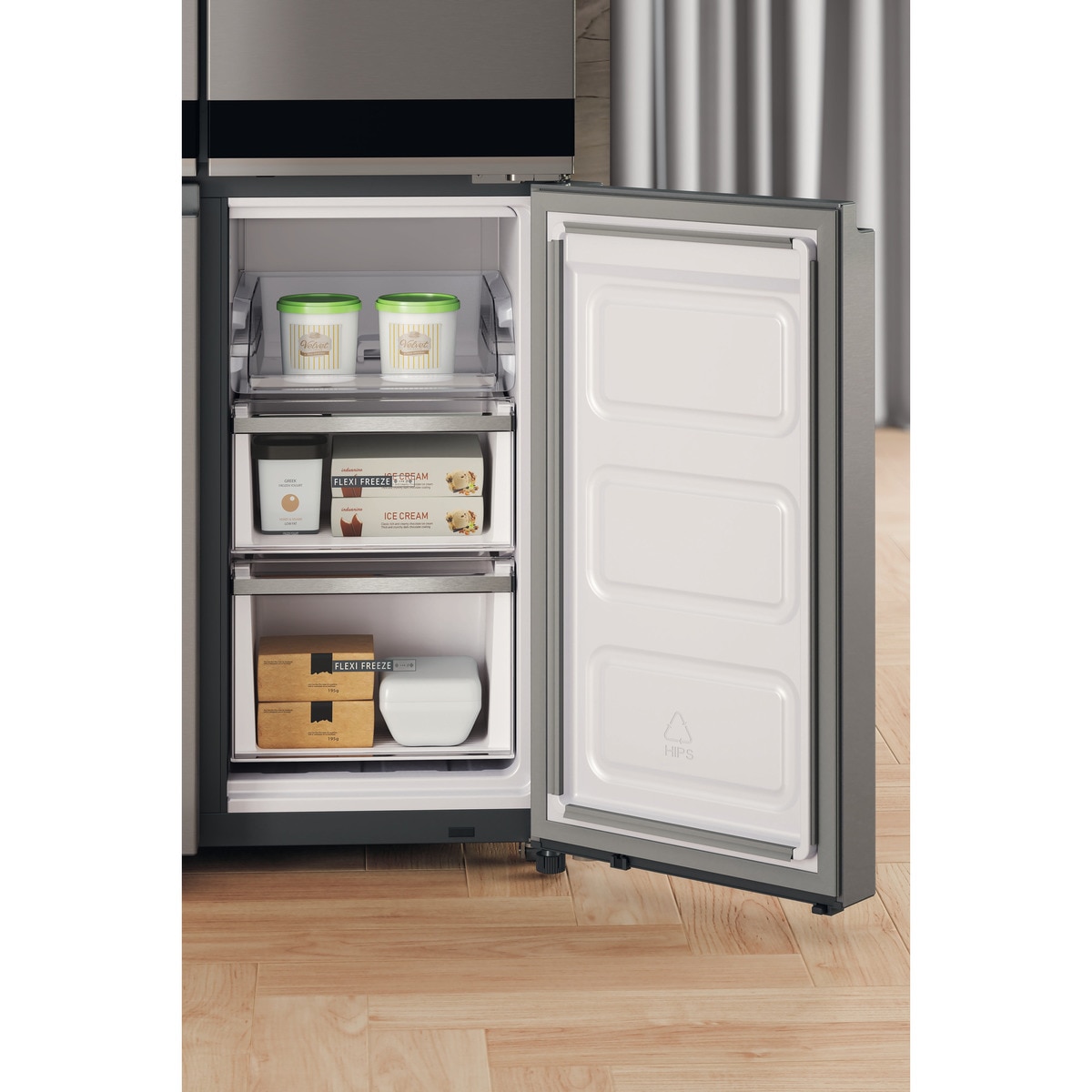 Frigorifico americano Whirlpool Total No Frost, Fast Cooling-WQ9 E2L EF Inox-6