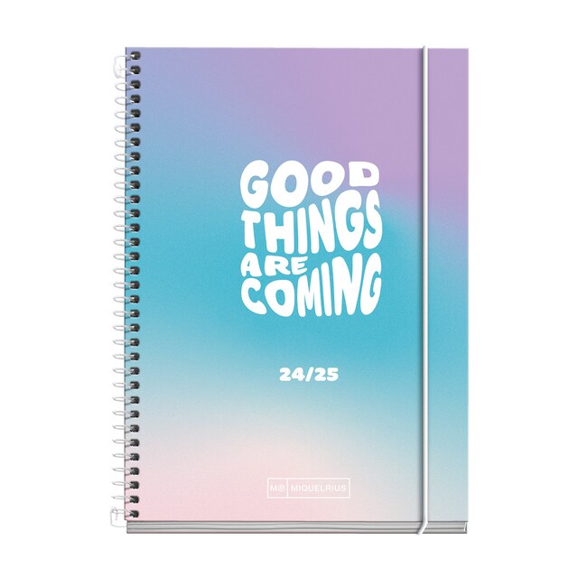 Imagen 0 de Agenda escolar 2024-2025 activa semana vista School Design Good Things Are Coming Miquelrius Castellano e Inglés