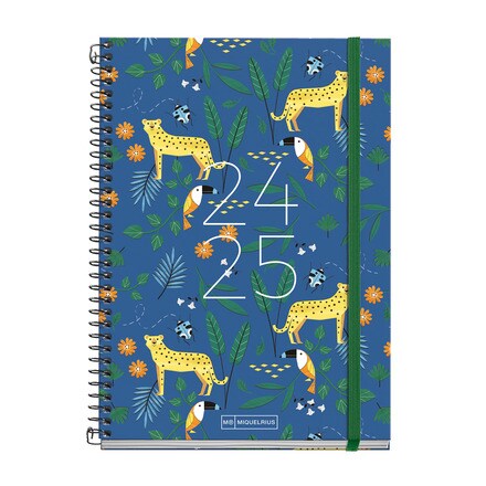 Miquelrius Schülerkalender 2024-2025 – Wochenansicht, Recycelt, Katalanisch/Englisch