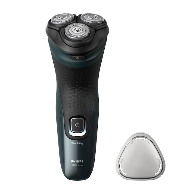 Imagen 0 de Afeitadora eléctrica Philips Serie X3000, 45 min autonomía, máquina de afeitar hombre en seco y mojado, cabezales flexibles 4D
