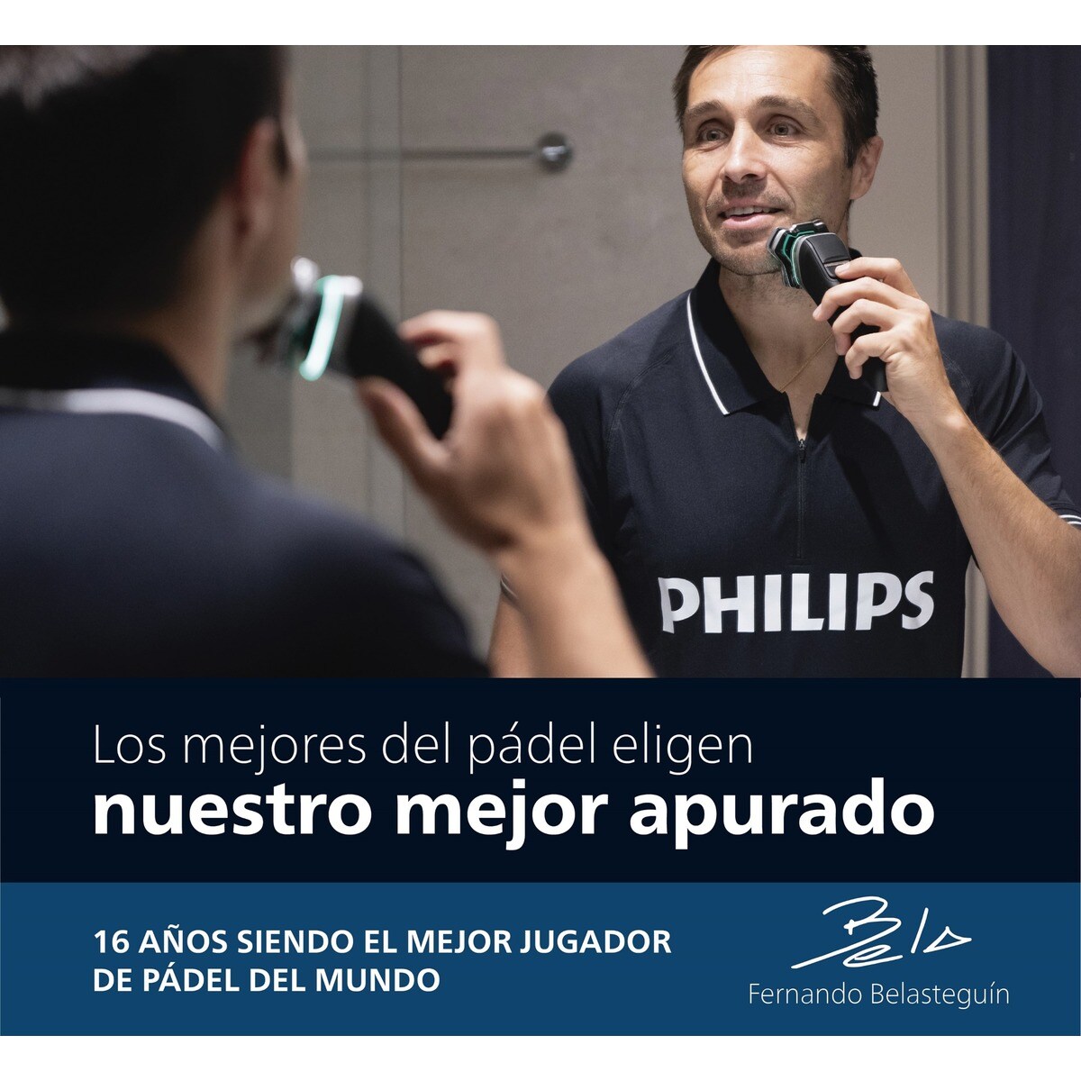 Afeitadora eléctrica Philips Serie 3000, 60 min autonomía, máquina de afeitar hombre en seco y mojado, con naricero Plata-3