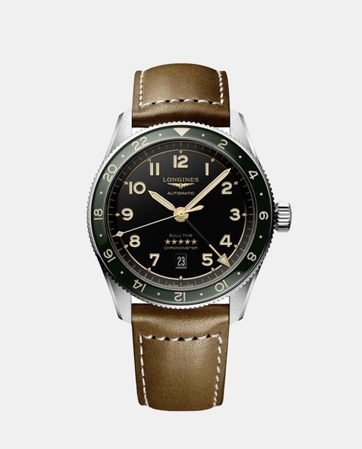 Imagen 0 de Reloj de hombre Longines Spirit L3.812.4.63.2 automátivco de piel beige