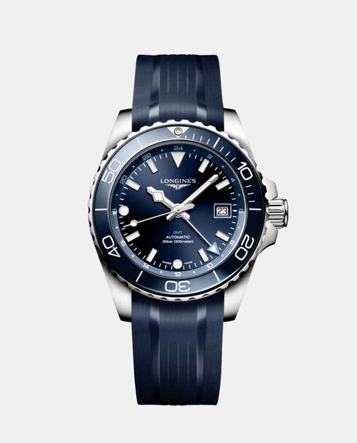 Imagen 0 de Reloj de hombre Hydroconquest L3.790.4.96.9 automático de caucho azul