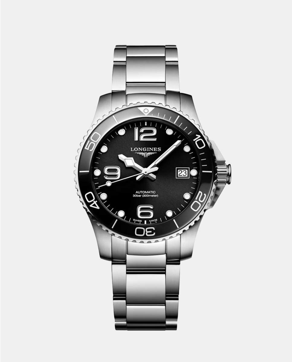 Reloj de hombre Hydroconquest L3.780.4.56.6 automático de acero Plata-1