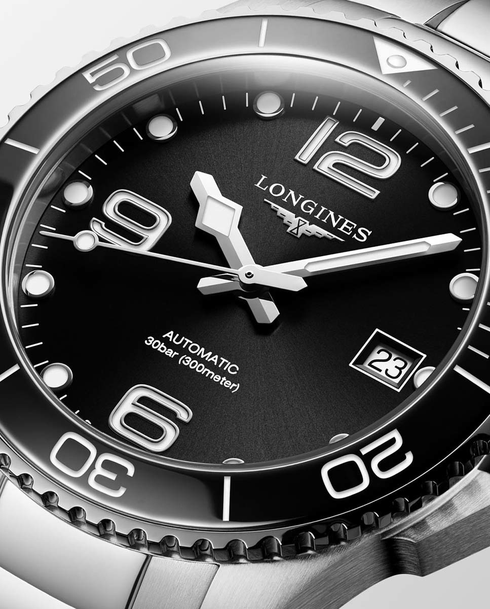 Reloj de hombre Hydroconquest L3.780.4.56.6 automático de acero Plata-4