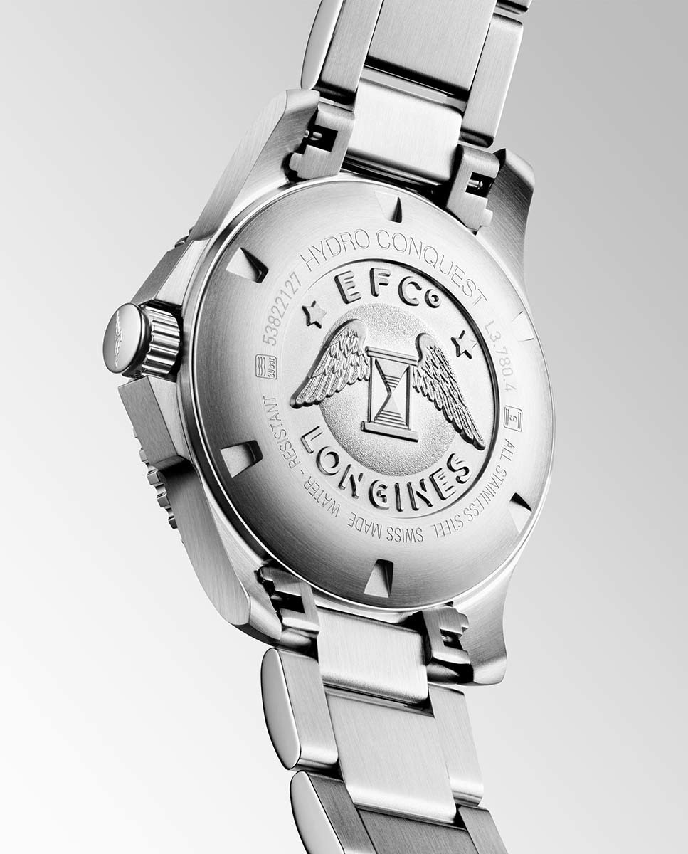 Reloj de hombre Hydroconquest L3.780.4.56.6 automático de acero Plata-2