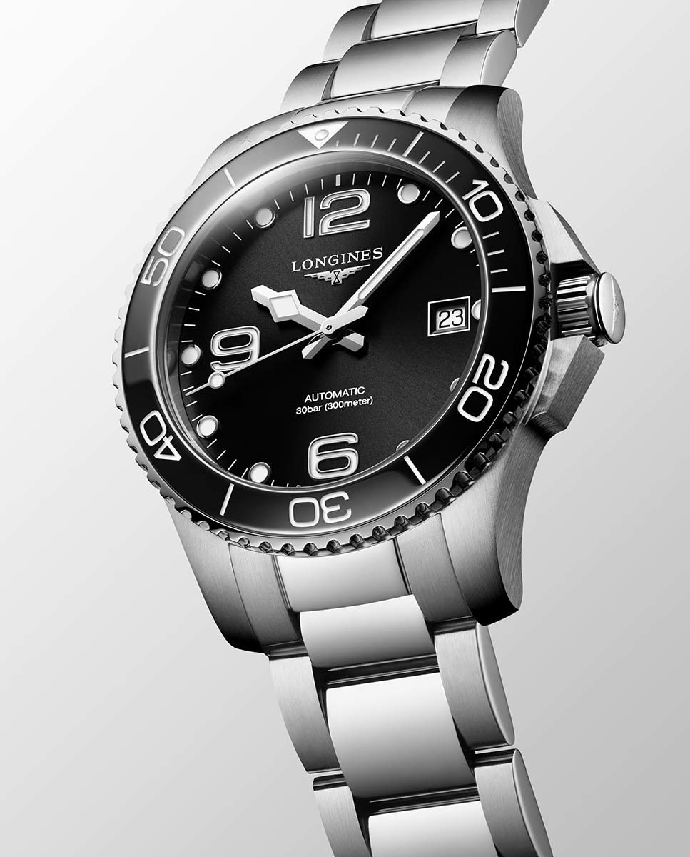 Reloj de hombre Hydroconquest L3.780.4.56.6 automático de acero Plata-5