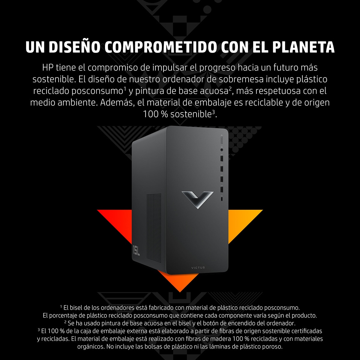 Sobremesa Gaming HP Victus TG02-2020ns, i5-14400F, 16GB, 1TB SSD, Nvidia GeForce RTX 3050 6GB, W11 Gris-5
